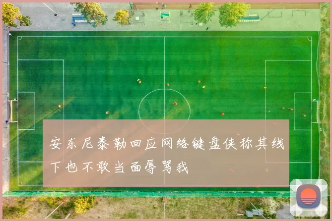 安东尼泰勒回应网络键盘侠称其线下也不敢当面辱骂我
