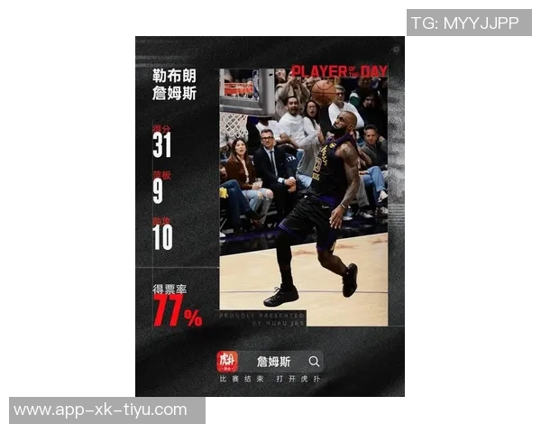 詹姆斯荣膺1月7日NBA最佳球员直播吧评选引发热议